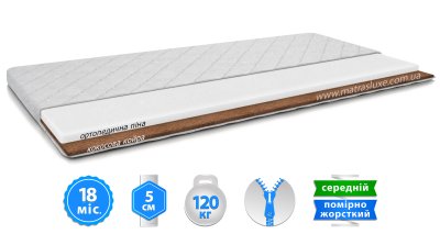 Матрас TOPPER-FUTON 1 / ТОППЕР-ФУТОН 1 КОКОС жаккард