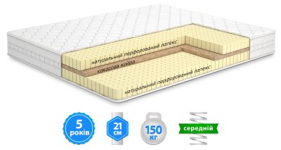 Матрас CAOCHU KOKOS ULTRA / КАУЧУ КОКОС УЛЬТРА